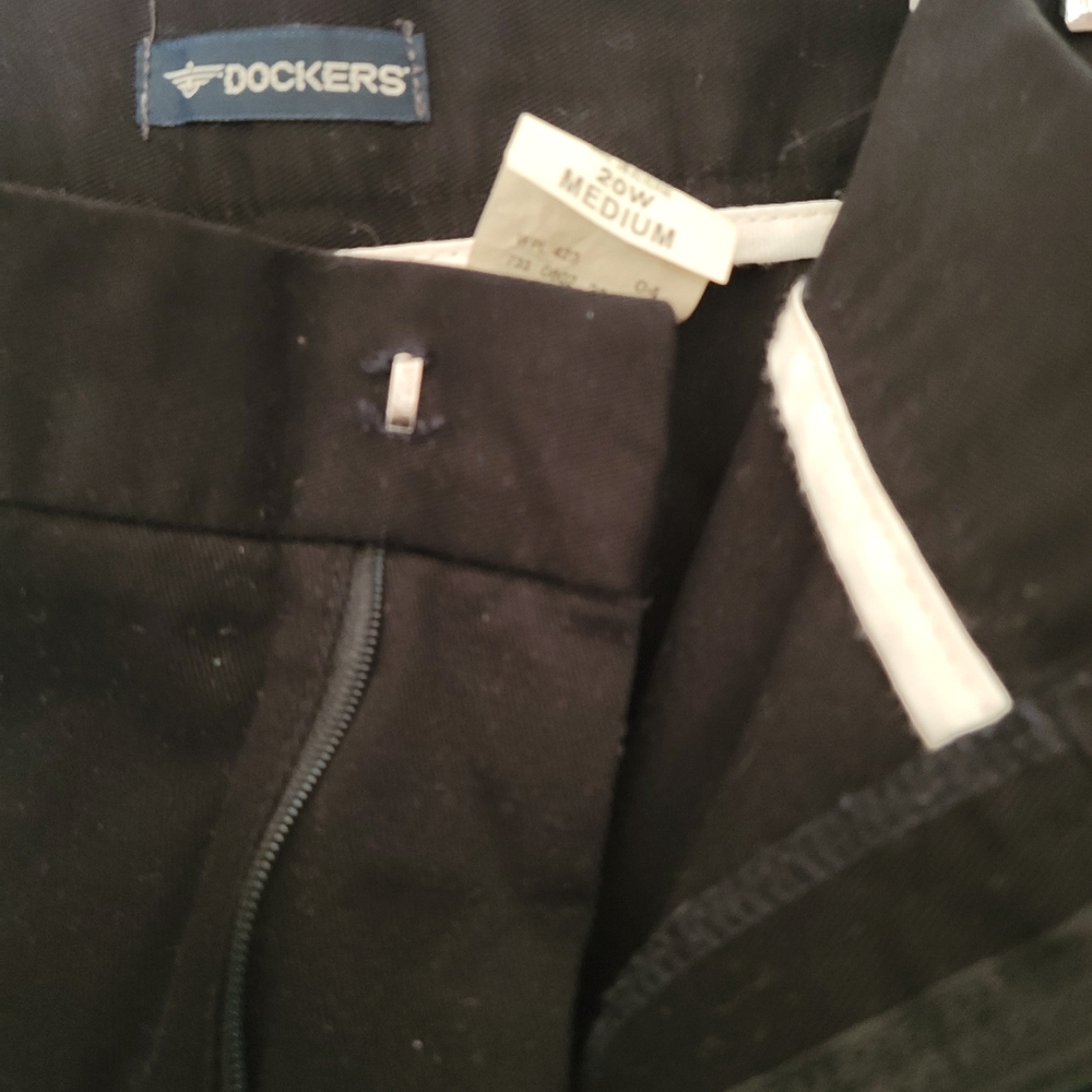 Men's dockers, 20W, blk